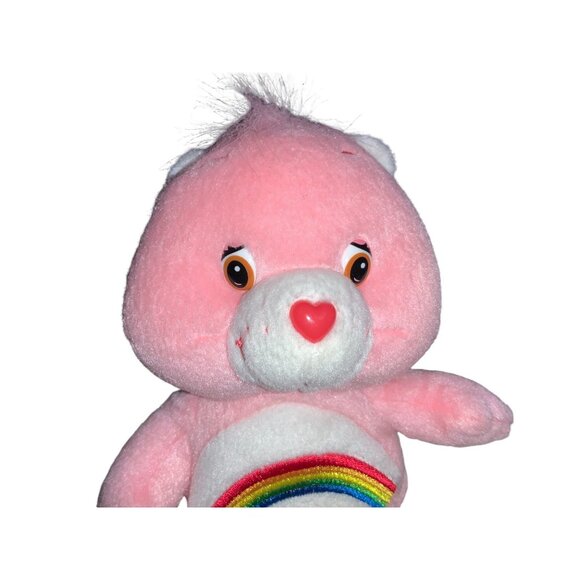 Care Bears Pink Cheer Bear- 7 inches Rainbow on Front - Picture 7 of 8
